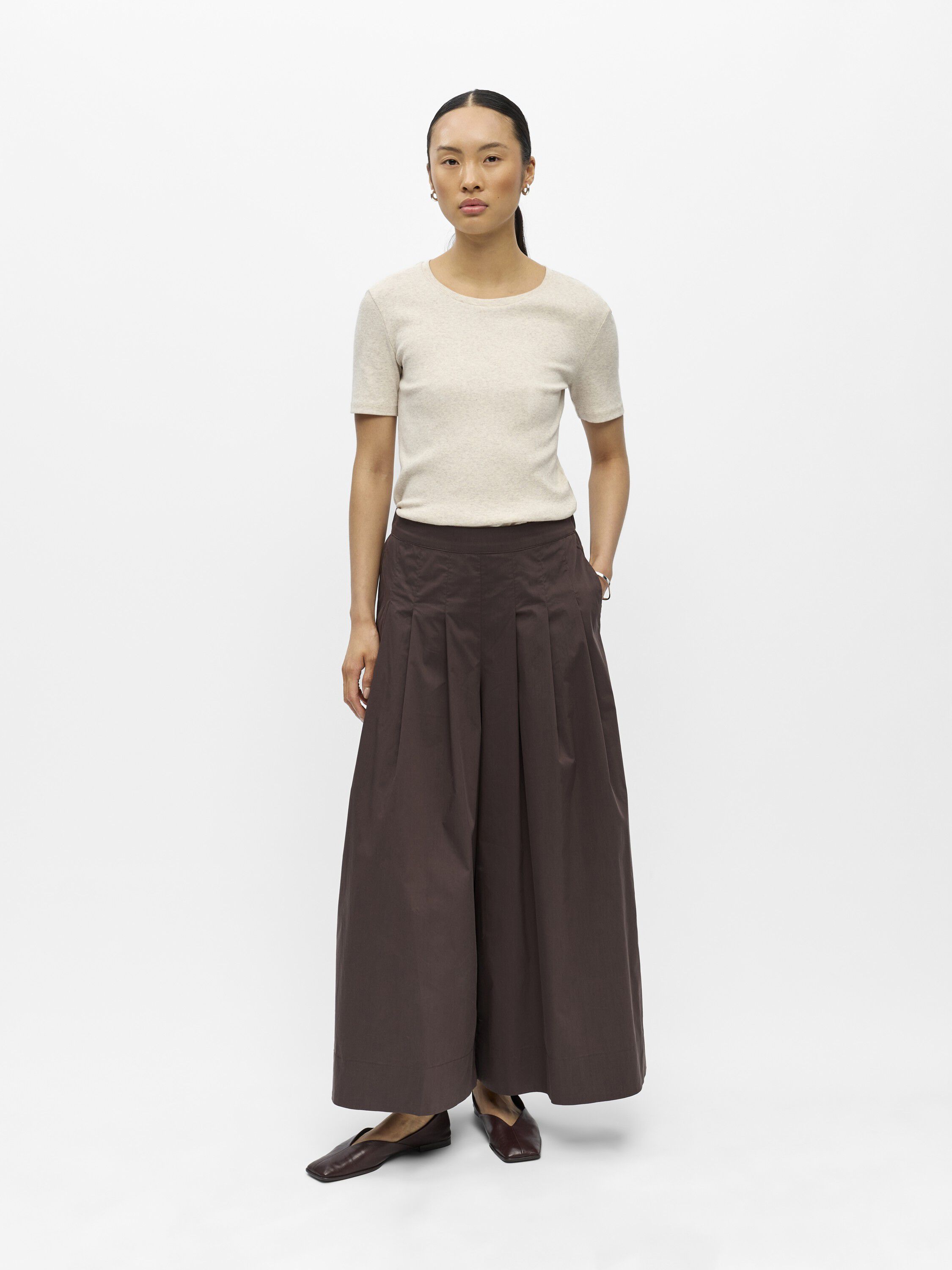 Objpaige Hw Plisse Culotte Pant 145