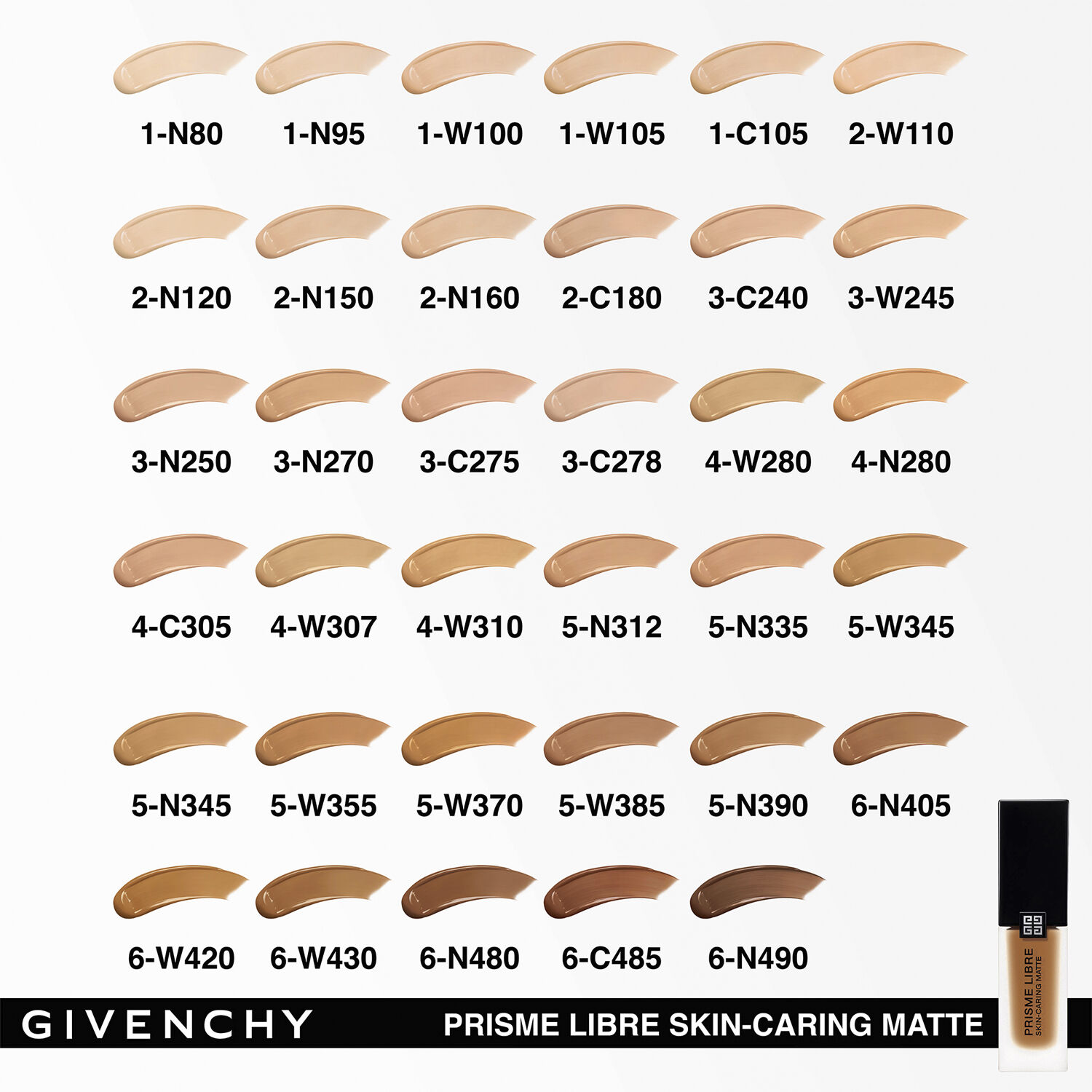 Prisme Libre Skin-Caring Matte Foundation