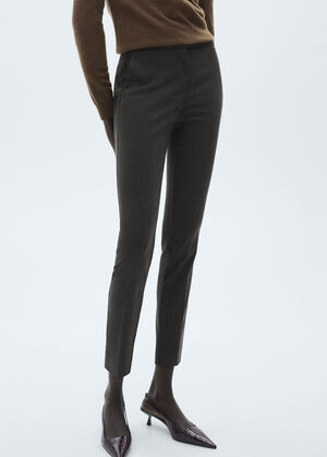 Crop skinny trousers