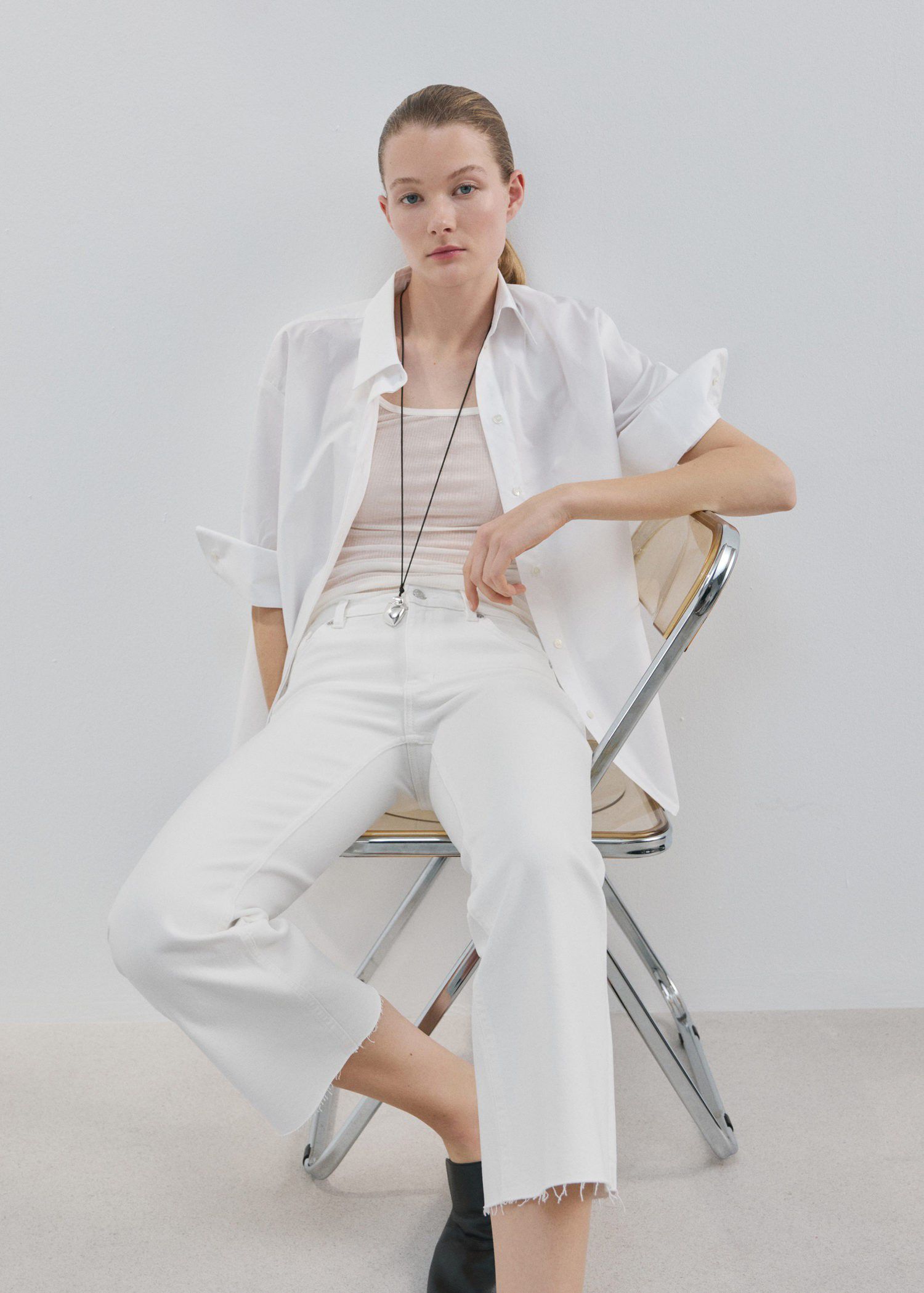 Sienna flared cropped jeans