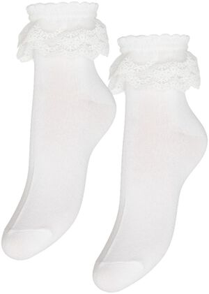 PCJOLINE LACE SOCK 2 PACK NOOS