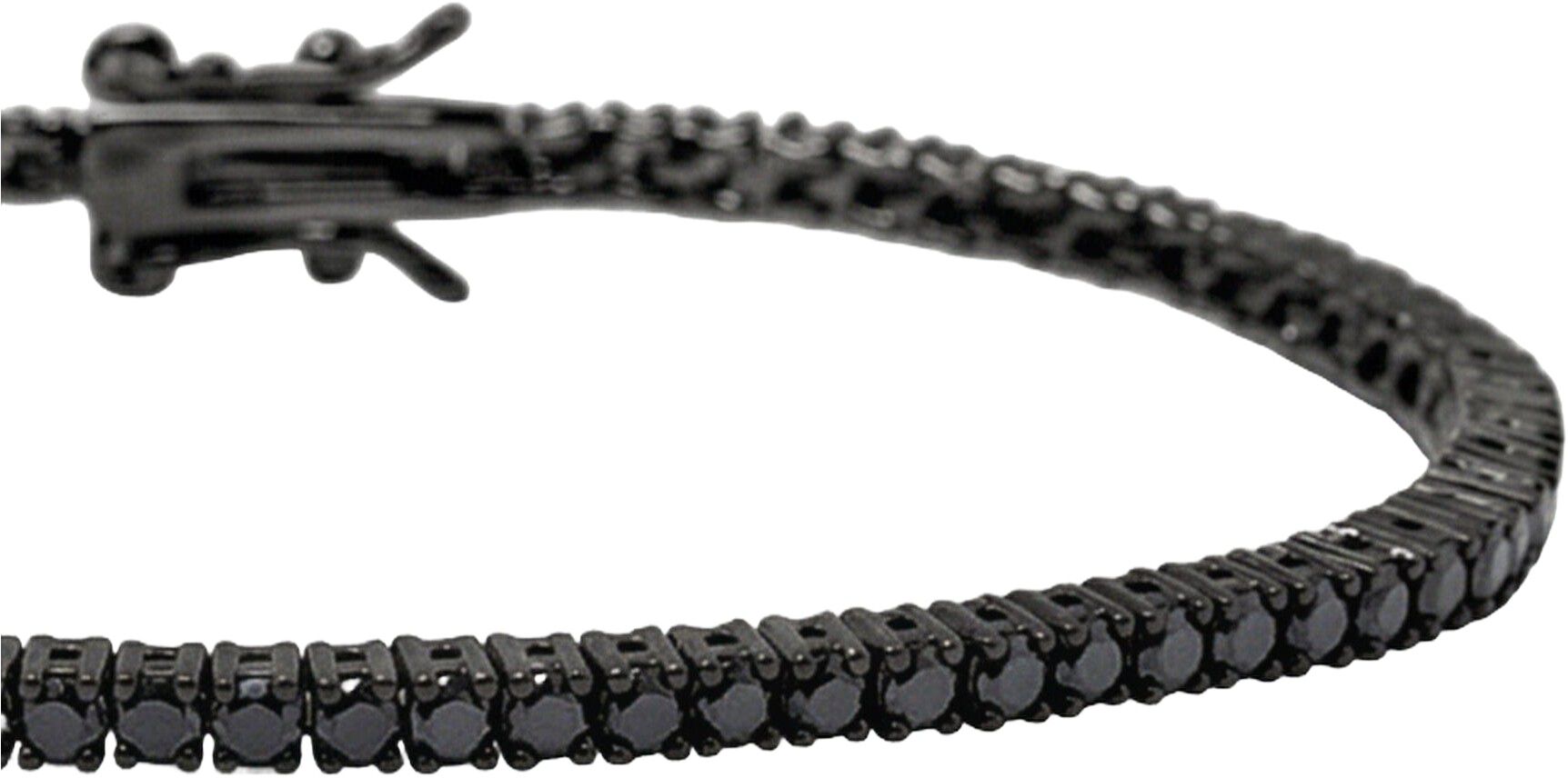 Black Mini Tennis Bracelet
