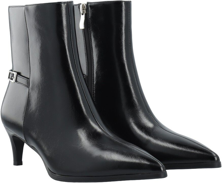 BIAABBIE Buckle Zip Boot Faux Leather