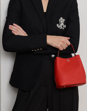 Crosshatch Small Reese Bucket Bag