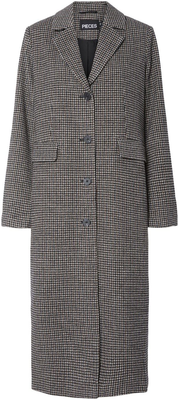 PCJADINE LONG CHECK COAT