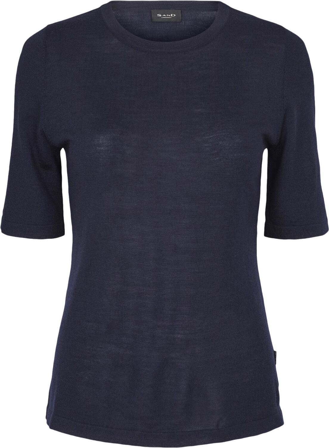 Merino Blend Fellini Knit T-Shirt - 100% Wool