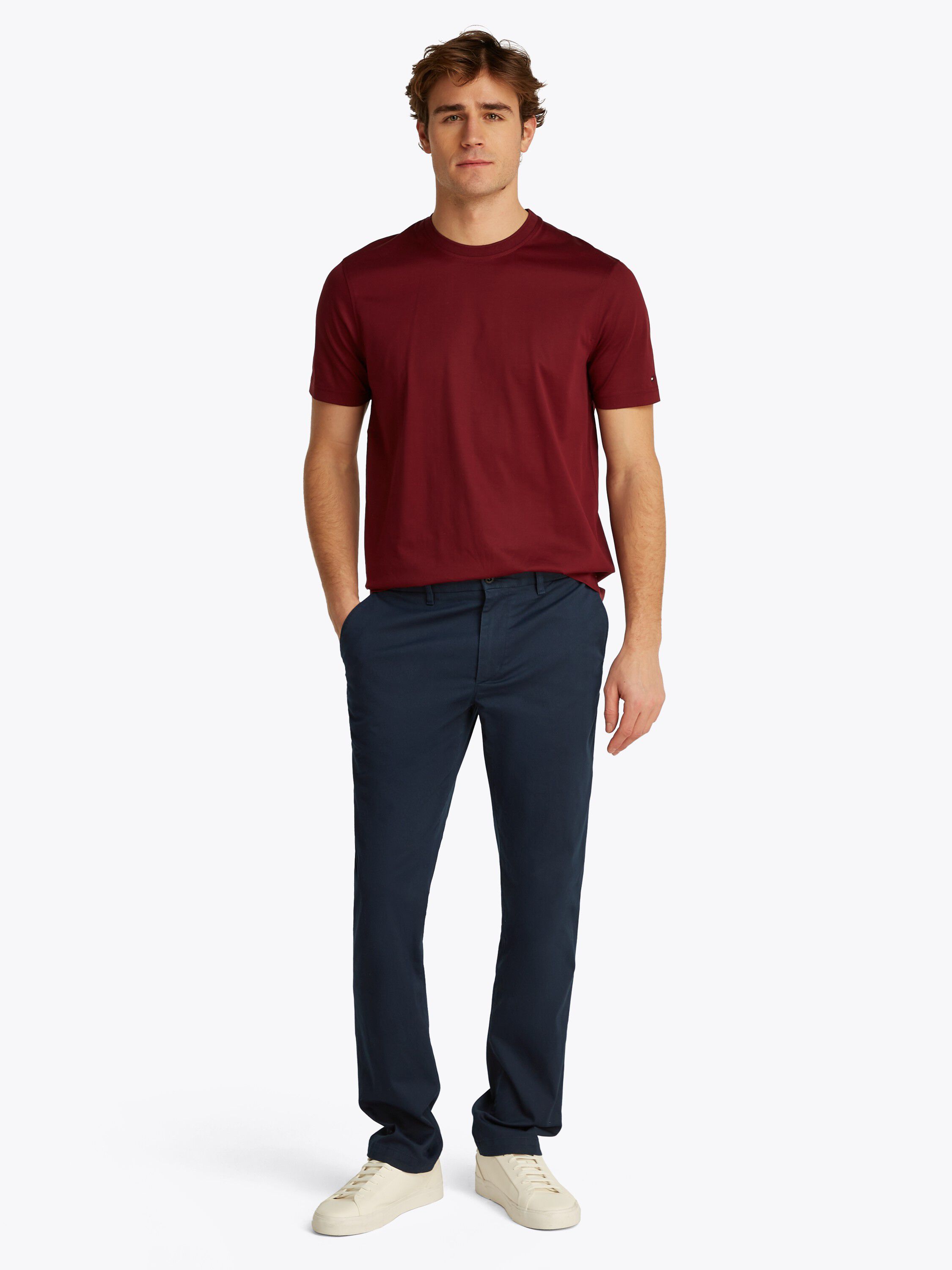 DENTON PRINTED STRUCTURE CHINO