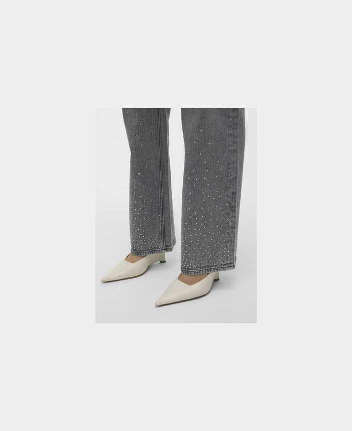 VMTESSA HR WIDE STUDS DNM JEANS RA2
