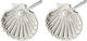 OPAL recycled seashell earrings silver-plated