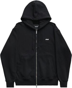 AARON HOODIE W/ ZIPPER & LOGO