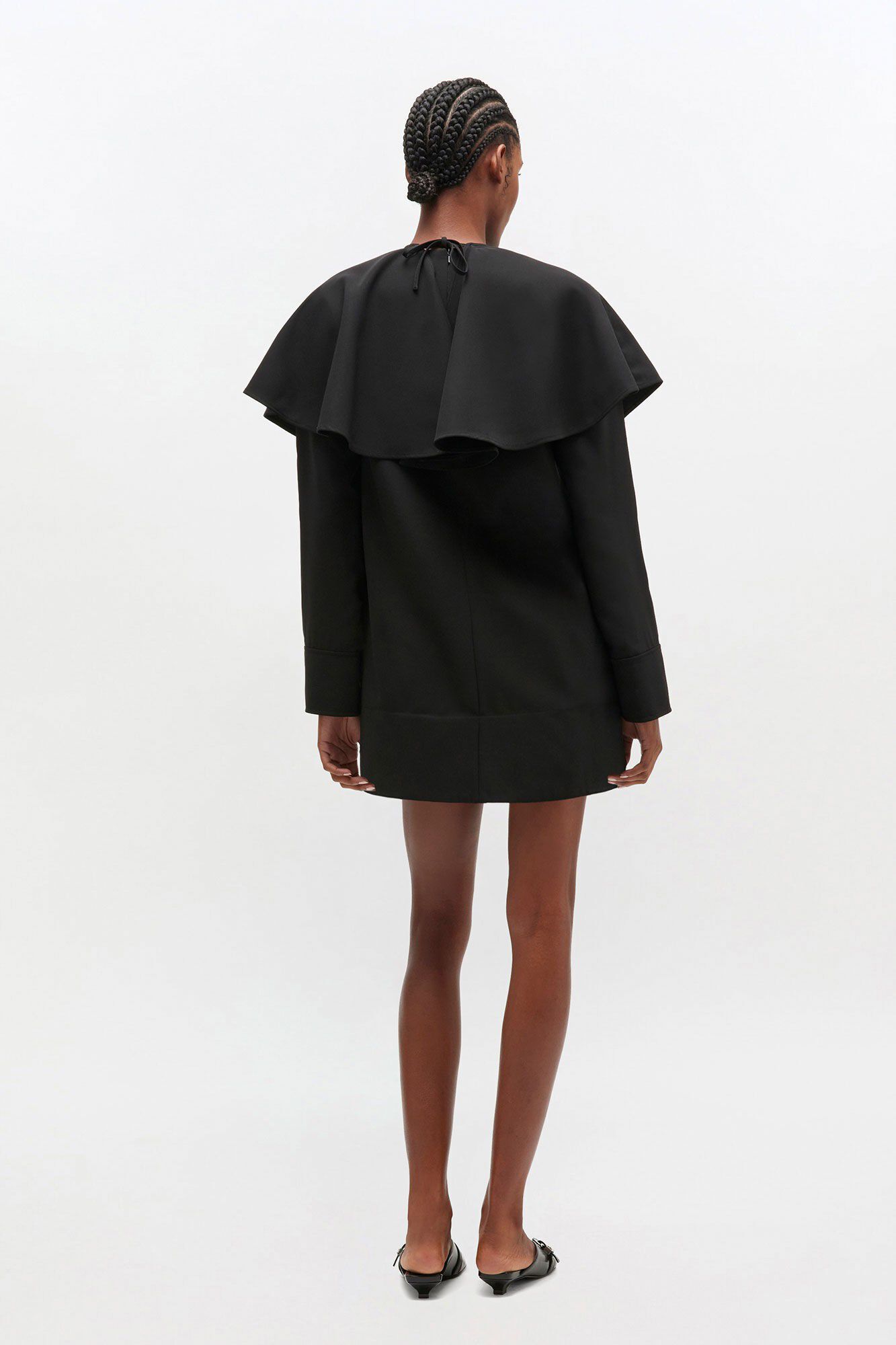 Light Twill Suiting Circle Collar M