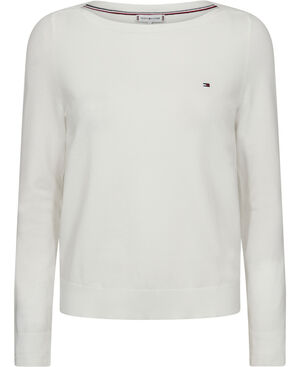 CO JERSEY STITCH BOAT-NK SWEATER