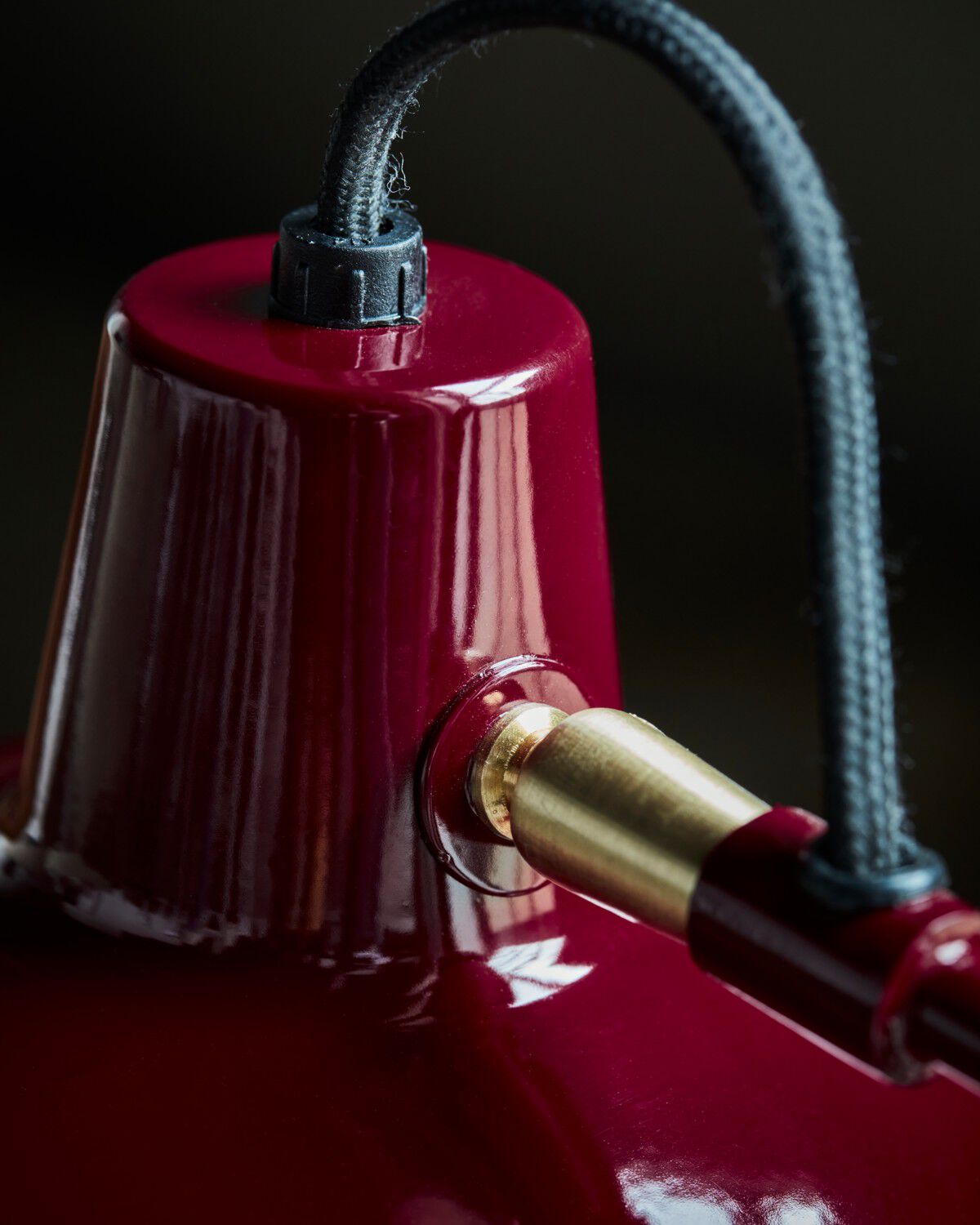 Bordlampe, HDDesk, R&oslash;d