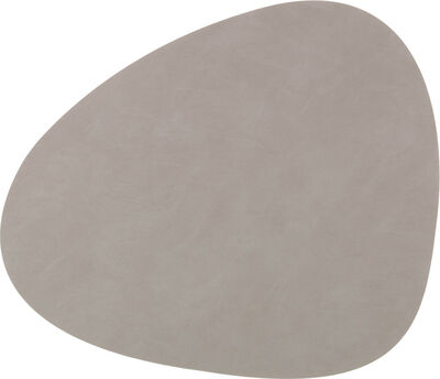 TABLE MAT CURVE L (37x44cm) NUPO light grey
