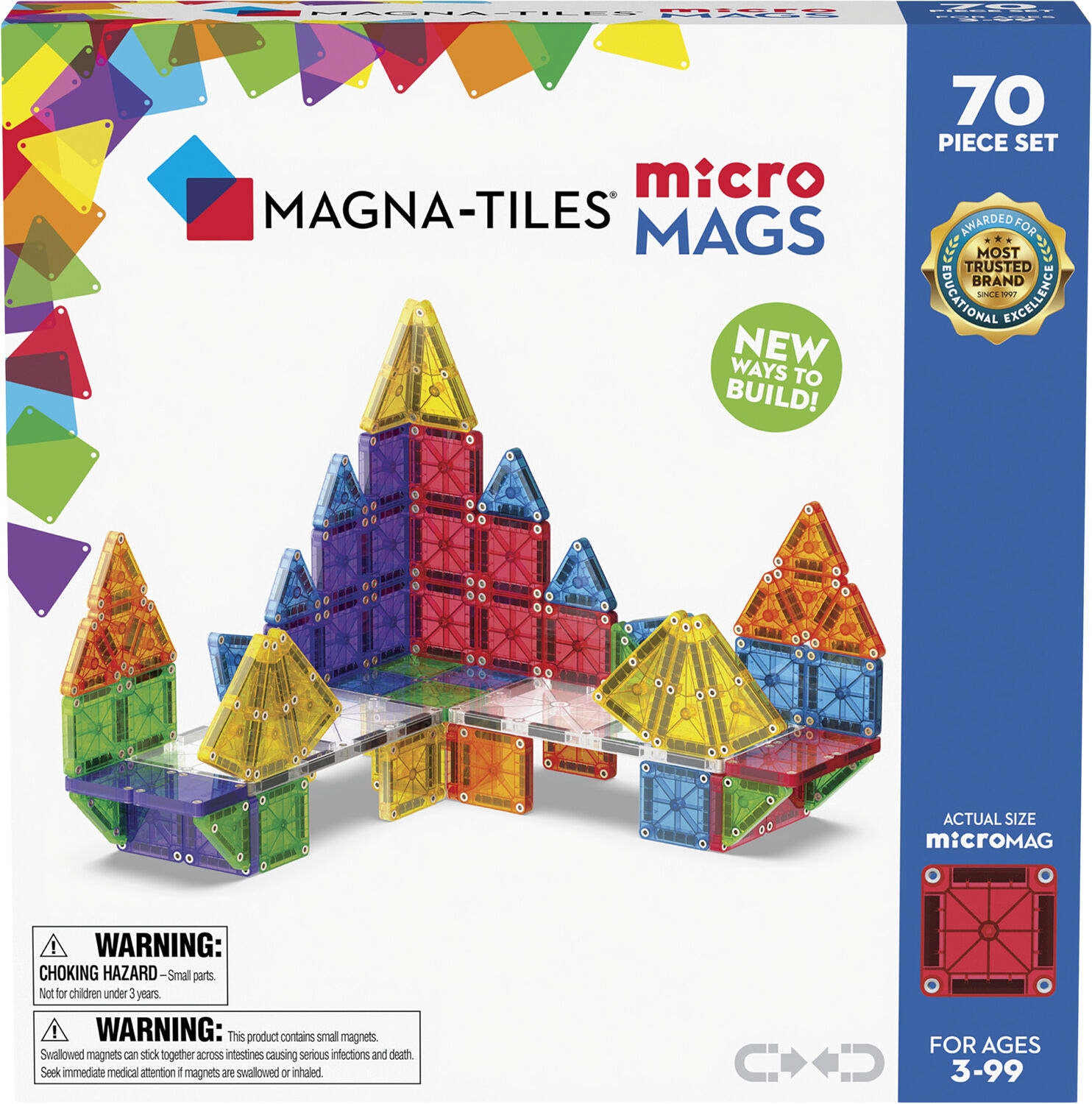 MAGNA-TILES microMAGS 70p