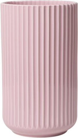 Lyngby Vase H25 cm rosa porcelæn