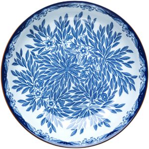 Ostindia Floris dyb tallerken, 22cm