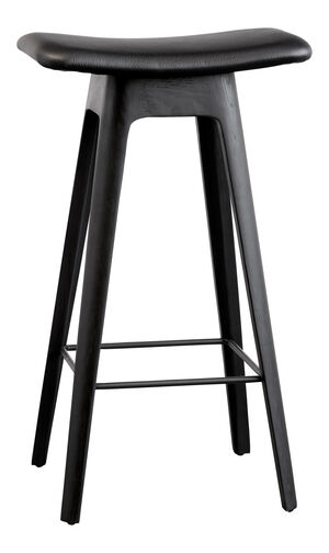 HC1 Black lacquer leather seat