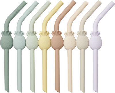 Carlson Pineapple Straw 8-Pack Pale