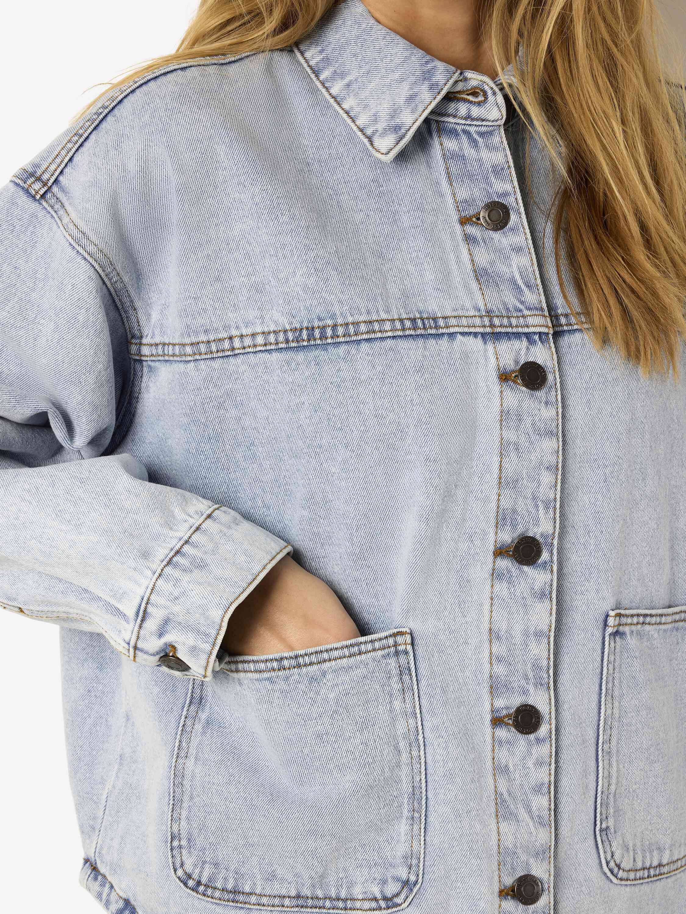 NMKETTIE L/S REG DNM JCKET NOOS VI5