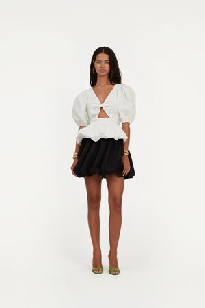 PUFF SLEEVE BUBBLE TOP