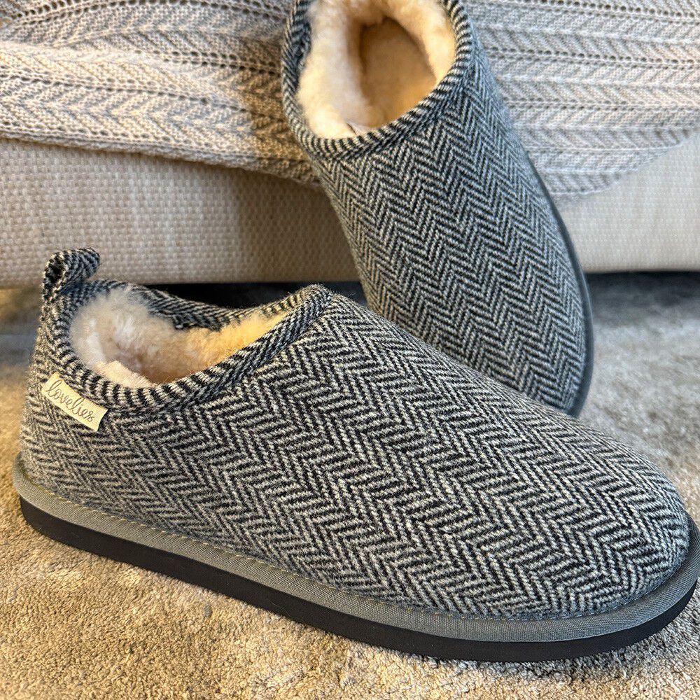 PALPANA WOOL - CLOSED WOOL SLIPPERS WITH SHEARLING LINING