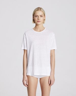 Nynne S/S Linen Tee shirt