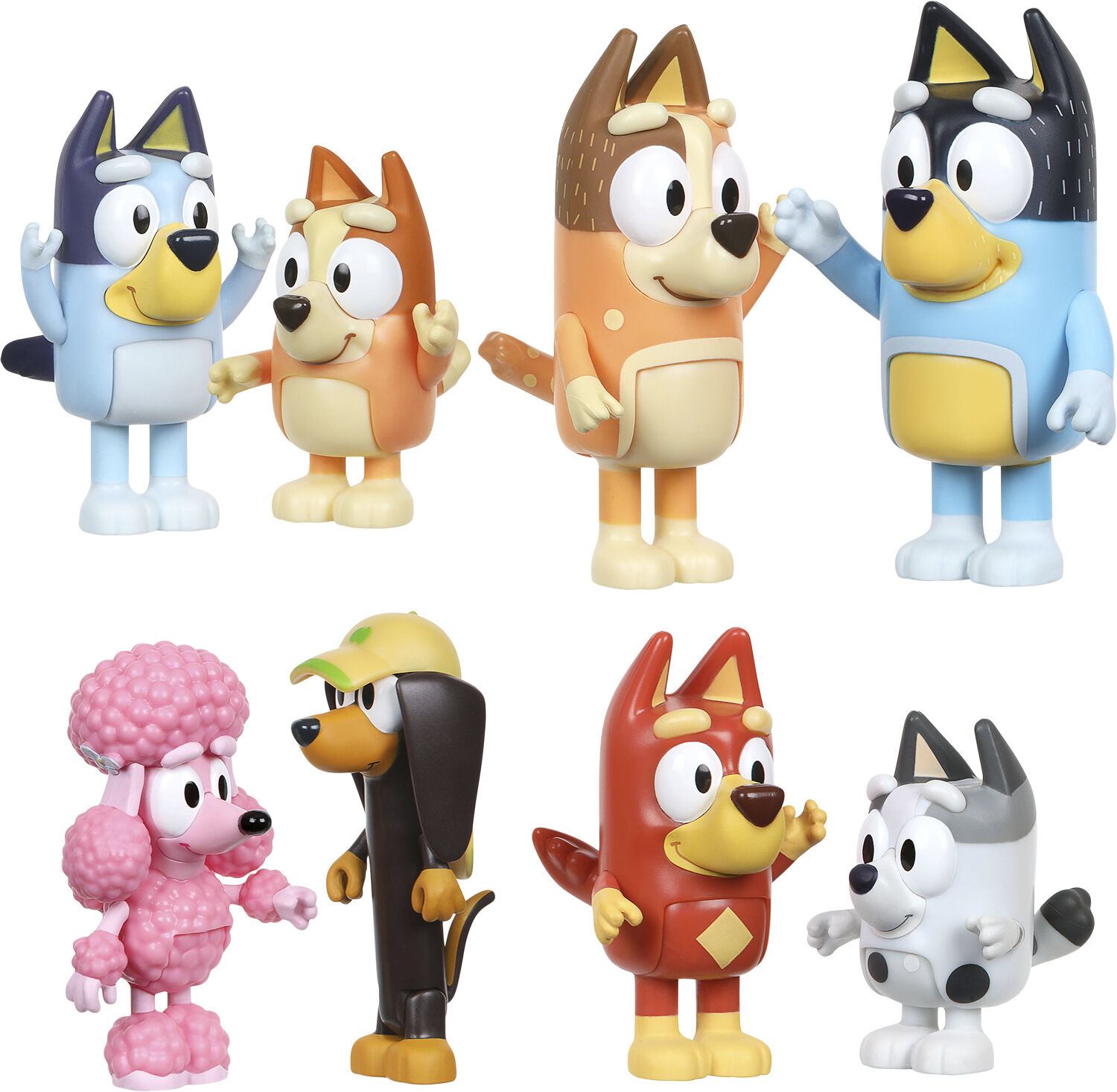 Bluey 8 pack figures