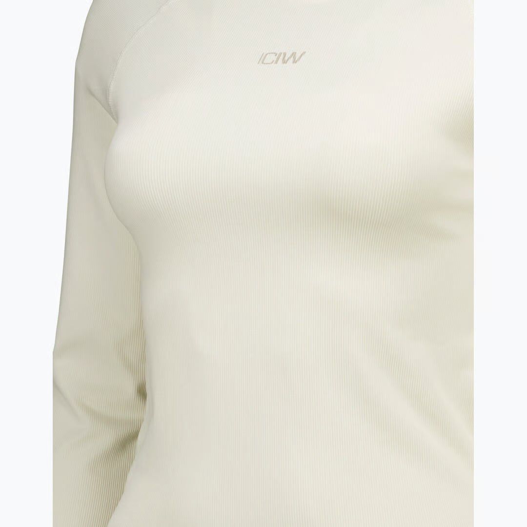 Sculpt Seamless Ribbed Lang&aelig;rmet T-shirt