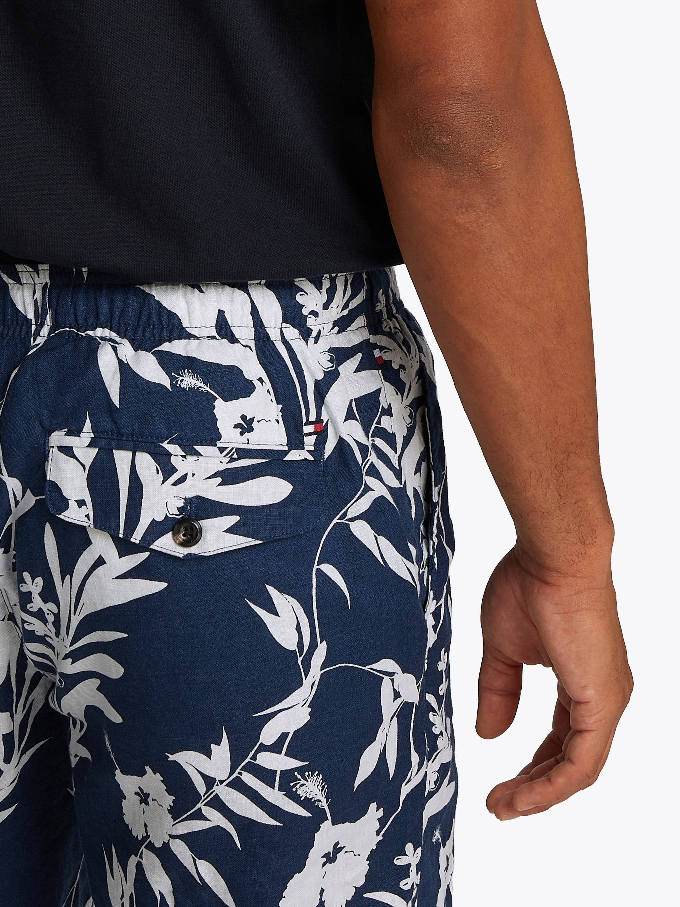 HARLEM PO LINEN PRINT SHORT