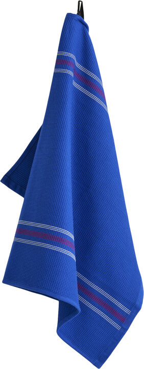 Canteen Tea Towel-Blue and fuchsia