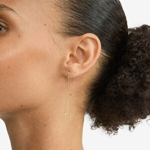 LUMI chain earrings gold-plated