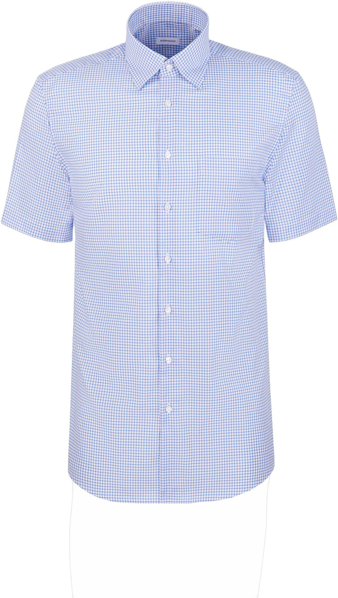 Business shirt Regular 1/2 Covered-Button-Down-Collar Check