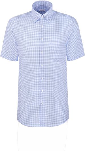 Business shirt Regular 1/2 Covered-Button-Down-Collar Check