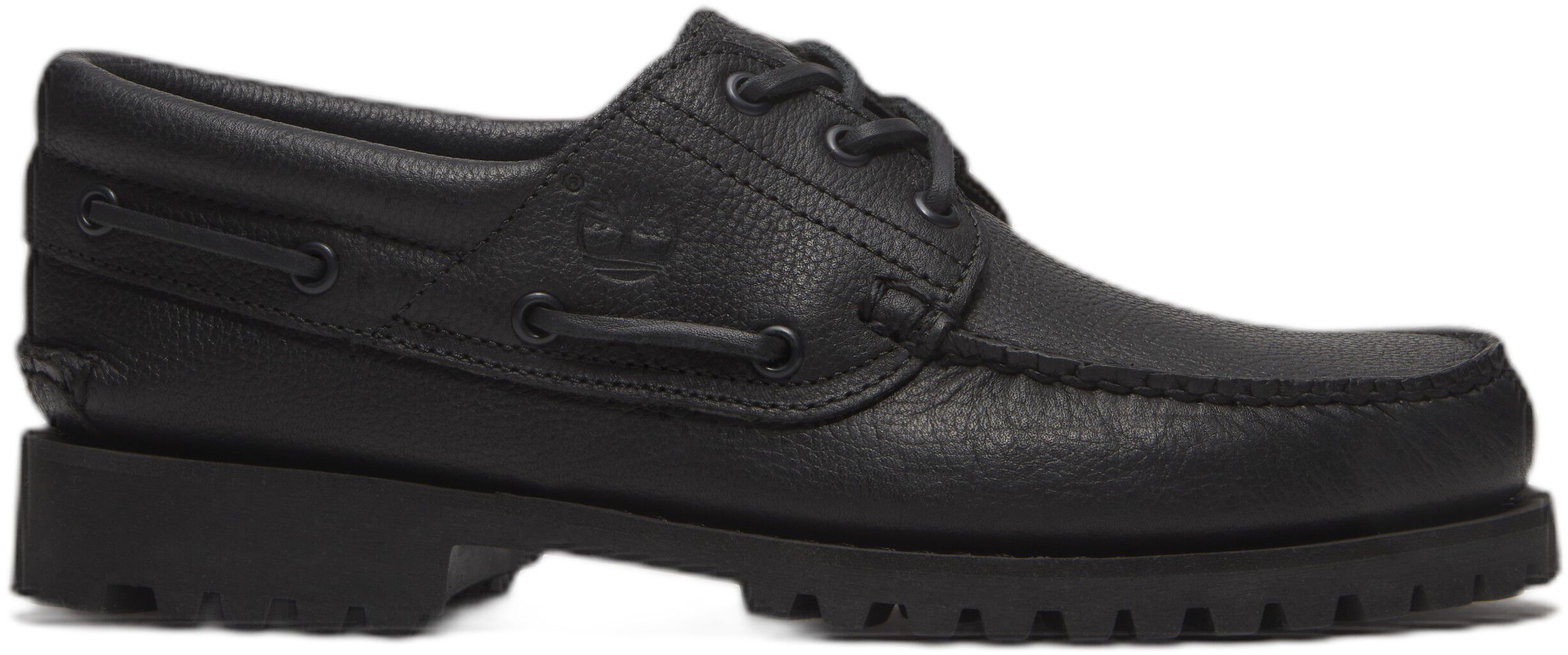 AUTH BOAT SHOE BLACK, Wide