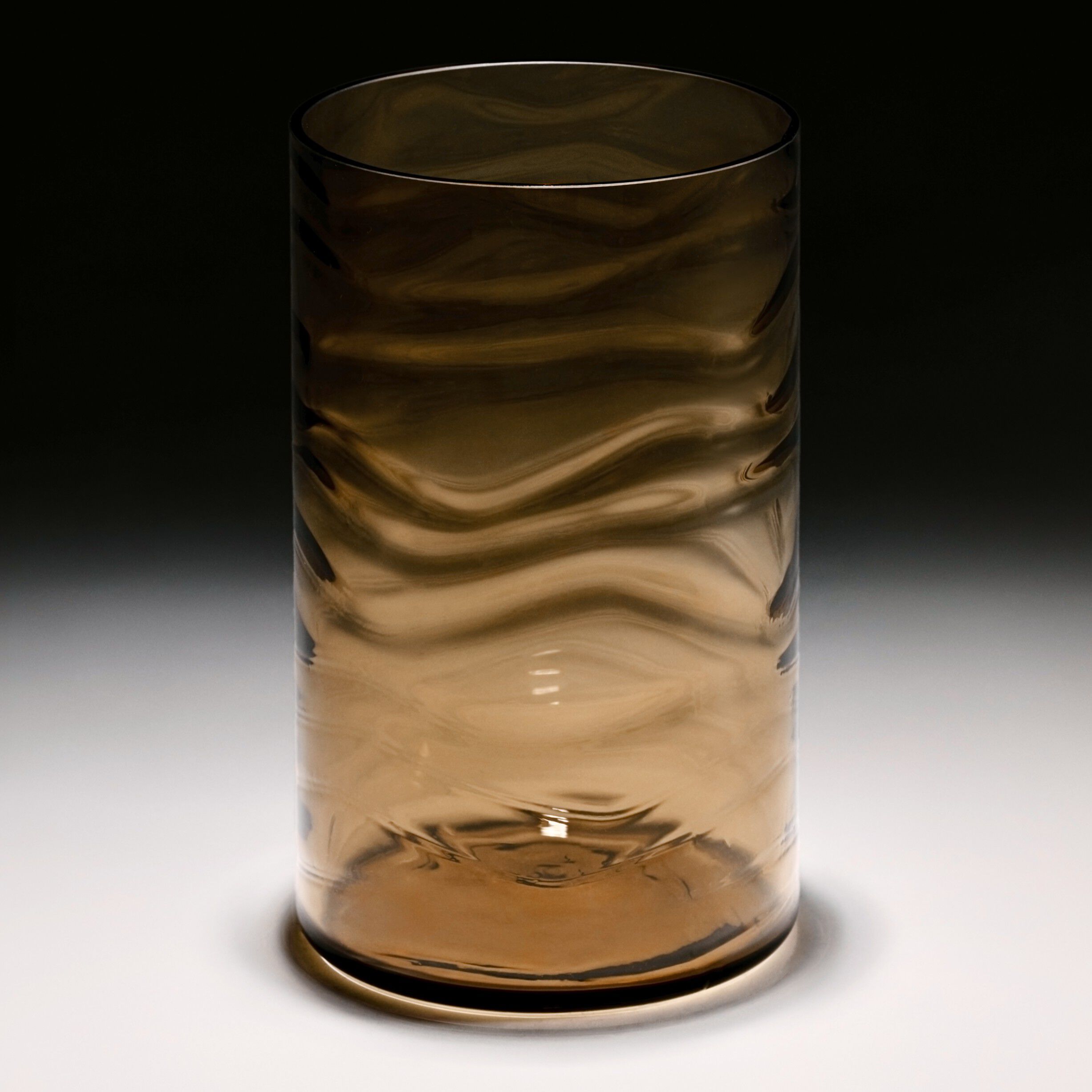 Unda vase 250mm shadow