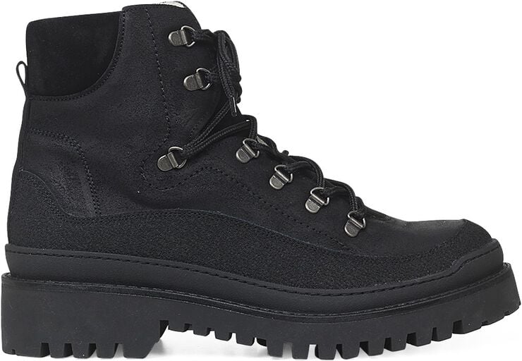 Snørestøvle med uldfoer