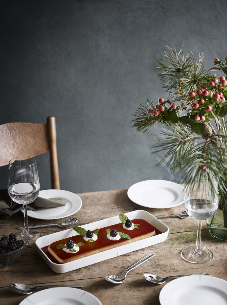 GC Serveringsfad L35 hvid