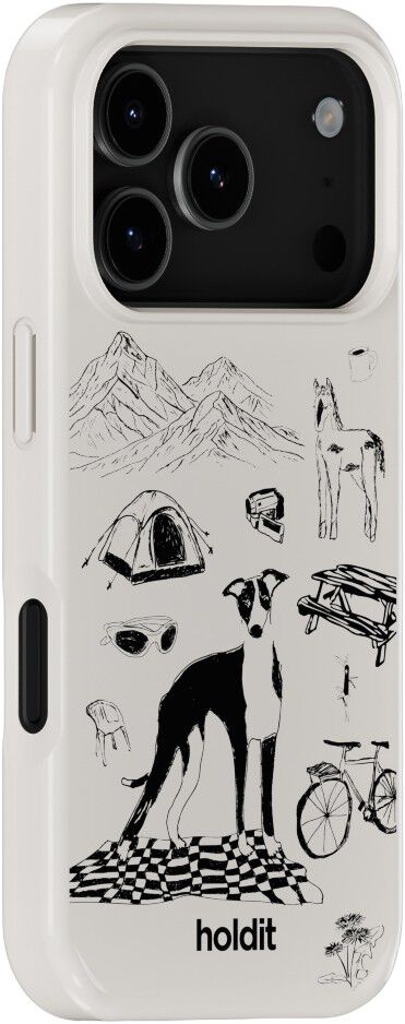 Graphic Print Case MagSafe iPhone 17 Pro Max Wool Gray