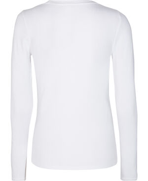 LS BABY TEE WHITE +