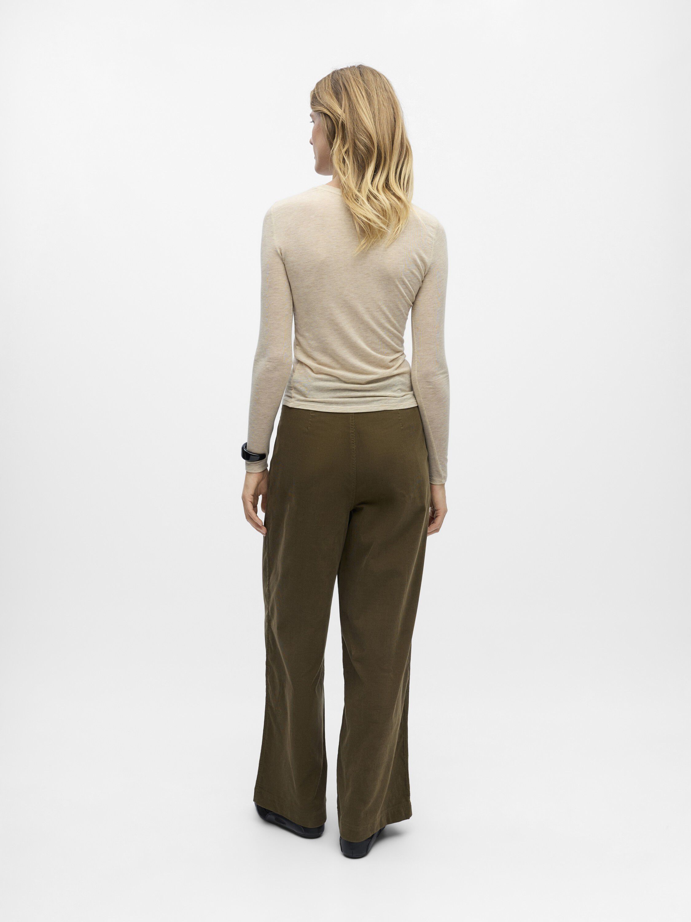 OBJZOFIA SLI L/S O-NECK TOP NOOS