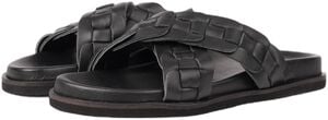 NAPLES - CROSSING STRAPS LEATHER SANDAL
