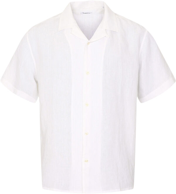 Box Fit Short Sleeved Linen Shirt Gots/Vegan