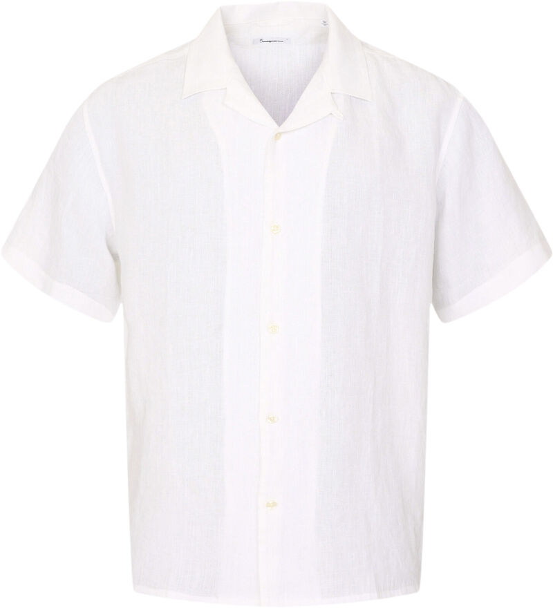 Box Fit Short Sleeved Linen Shirt Gots/Vegan