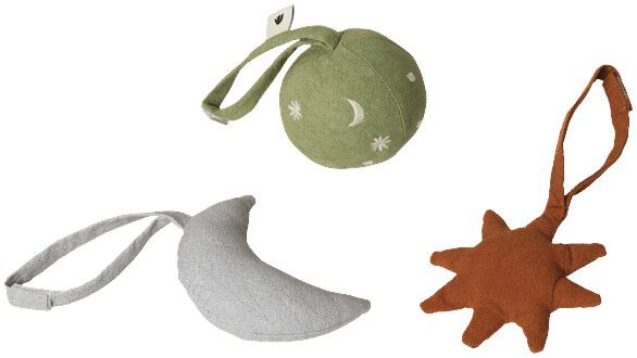 Skye Baby Toys - Set of 3 - Tea Gre