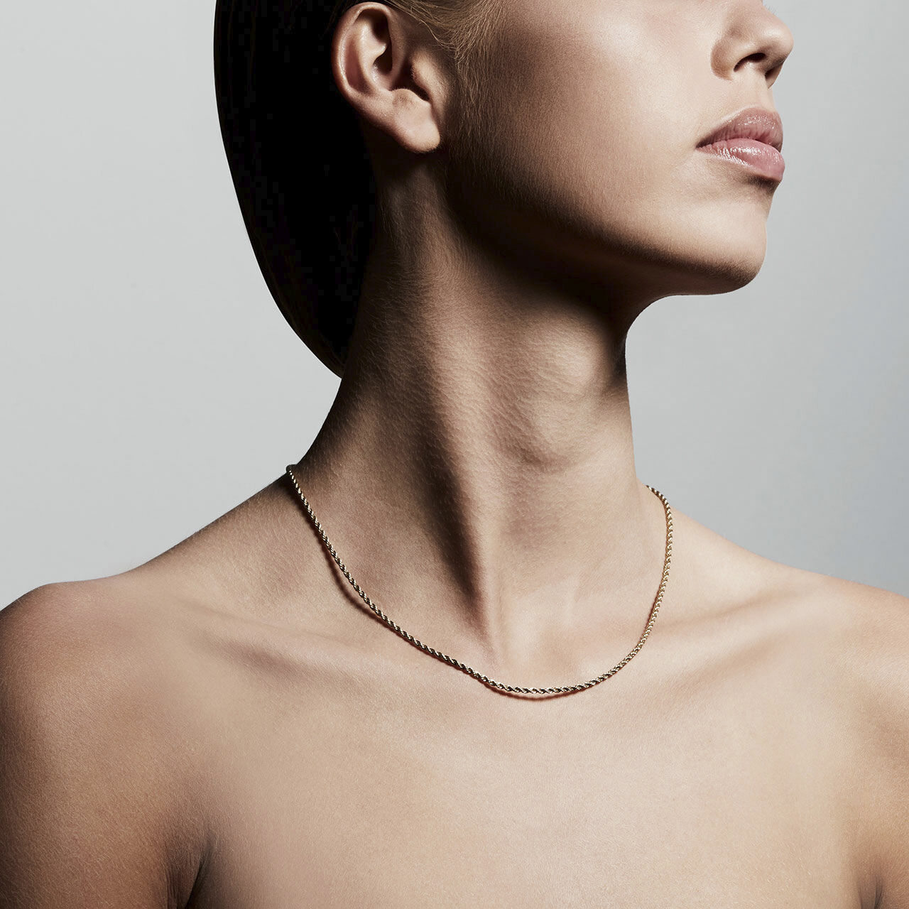 Halsk&aelig;de, Pam, Guldbelagt