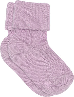 Cotton rib baby socks