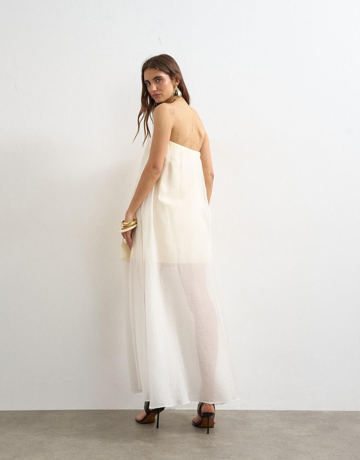 TSCALI LAYERED MAXI DRESS WVN