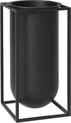 Kubus Vase Lolo, Black