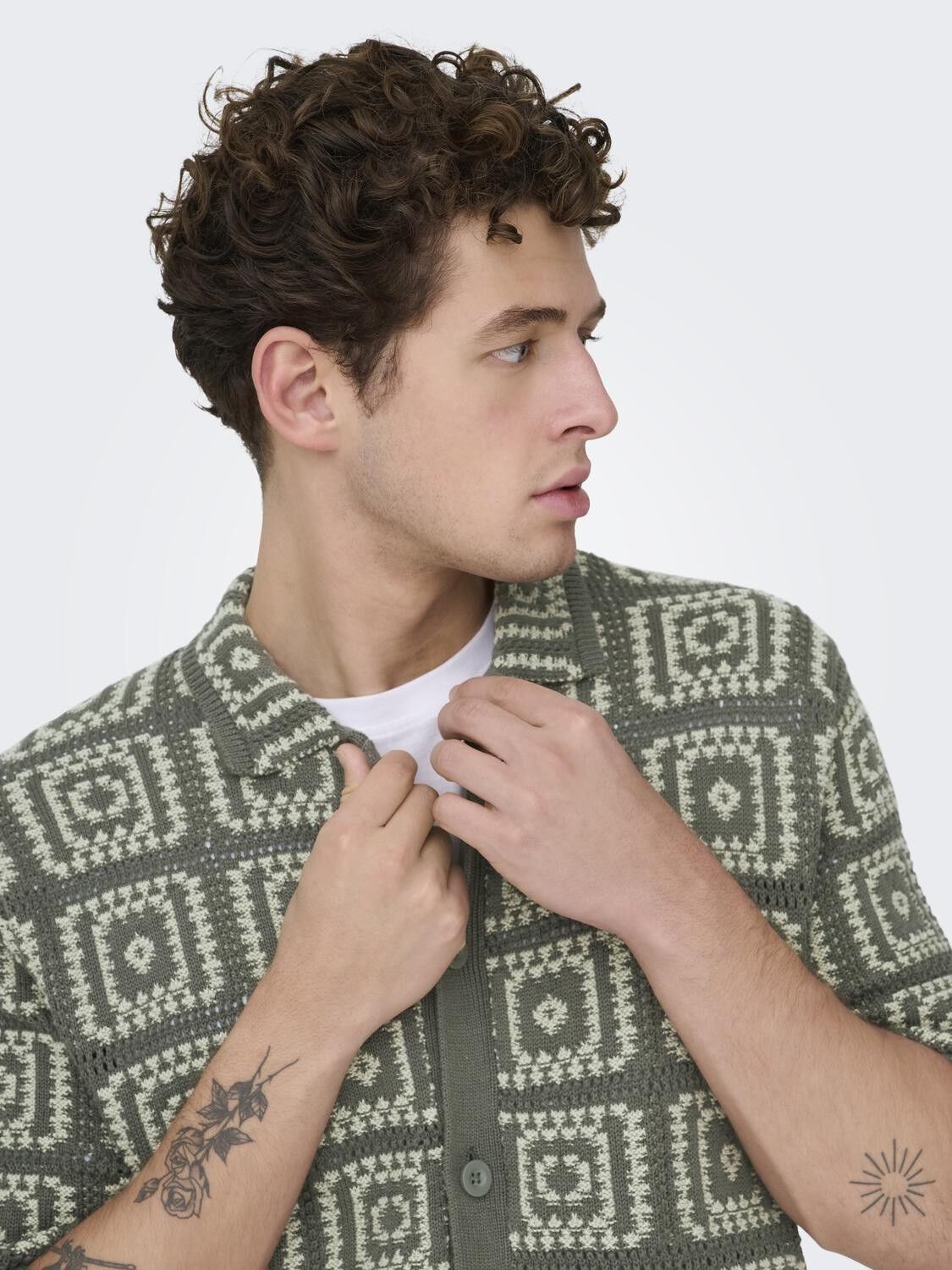 ONSBART RLX 5 SS SHIRT KNIT NOOS